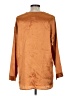 Cacique 100% Polyester Brown Long Sleeve Blouse Size M - photo 2