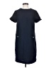 Ann Taylor 100% Polyester Solid Blue Casual Dress Size 4 - photo 1