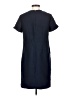 Ann Taylor 100% Polyester Solid Blue Casual Dress Size 4 - photo 2