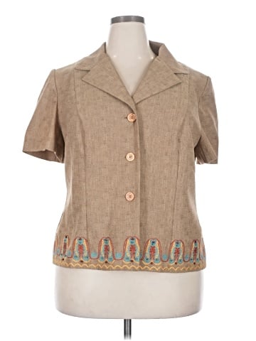 Sag Harbor Short Sleeve Blouse (view 1)