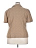 Sag Harbor 100% Polyester Tan Short Sleeve Blouse Size 18W - photo 2
