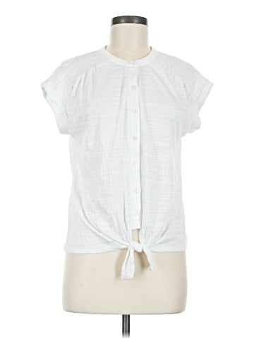 Cable & Gauge Short Sleeve Blouse (view 1)