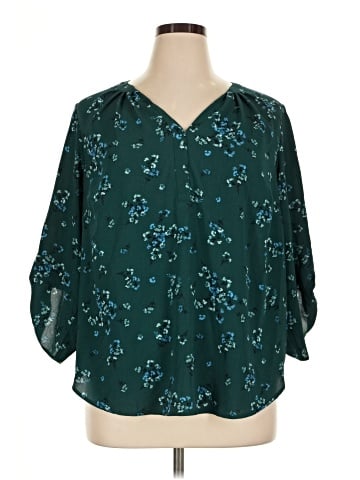 41Hawthorn 3/4 Sleeve Blouse (view 1)