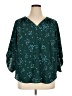 41Hawthorn Teal 3/4 Sleeve Blouse Size 1X - photo 1