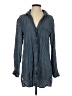 Cloth & Stone 100% Tencel Polka Dots Blue Long Sleeve Button-Down Shirt Size S - photo 1