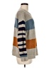 Staccato Color Block Tan Pullover Sweater Size M - photo 4