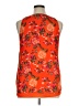 Rose + Olive 100% Polyester Orange Sleeveless Blouse Size XL - photo 2
