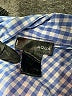 Aqua Checkered-gingham Blue Casual Dress Size S - photo 7