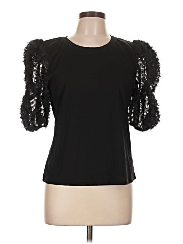 Flat White Short Sleeve Top (view 1)