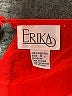 Erika 100% Silk Red Short Sleeve Silk Top Size S - photo 7