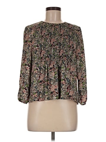 Zara Basic 3/4 Sleeve Blouse (view 1)
