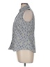 Charter Club Gray Sleeveless Button-Down Shirt Size 8 - photo 5