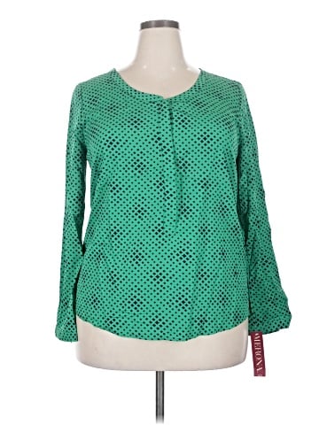 Merona Long Sleeve Blouse (view 1)
