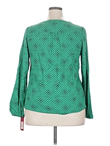 Merona Long Sleeve Blouse (view 2)