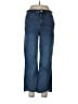 Democracy Chevron-herringbone Blue Jeans Size 12 - photo 1