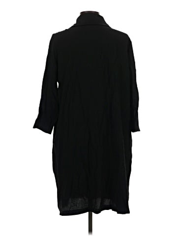 Nina Leonard 3/4 Sleeve Button-Down Shirt (view 2)