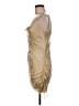 Wilfred 100% Cupro Tan Gold Cocktail Dress Size M - photo 5