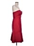Heidi Weisel 100% Silk Red Cocktail Dress Size 10 - photo 4