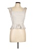 Japna 100% Cotton Silver Sleeveless Blouse Size L - photo 1