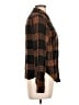 Thread & Supply 100% Rayon Plaid Brown Long Sleeve Button-Down Shirt Size L - photo 4