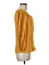 wonderly Yellow 3/4 Sleeve Blouse Size M - photo 4