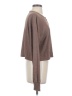 Double Zero Brown Long Sleeve Henley Size S - photo 4