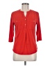 Ellen Tracy Red 3/4 Sleeve Blouse Size M - photo 1