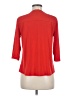 Ellen Tracy Red 3/4 Sleeve Blouse Size M - photo 2