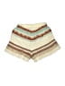 Rebellion Chevron-herringbone Ivory Shorts Size L - photo 1