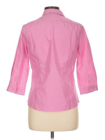 Lands' End 3/4 Sleeve Button-Down Shirt (view 2)