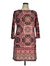 Wisp Paisley Burgundy Casual Dress Size 14 - photo 1