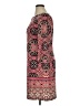 Wisp Paisley Burgundy Casual Dress Size 14 - photo 5