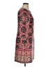 Wisp Paisley Burgundy Casual Dress Size 14 - photo 4