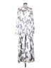Portrait 100% Polyester Paisley White Casual Dress Size S - photo 1