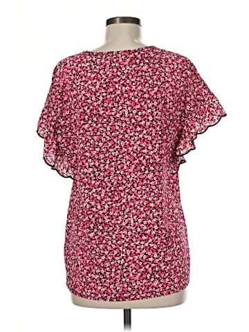 MICHAEL Michael Kors Short Sleeve Blouse (view 2)
