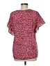 MICHAEL Michael Kors Red Short Sleeve Blouse Size M - photo 2