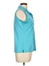LoudMouth 100% Polyester Teal Sleeveless Blouse Size L - photo 4