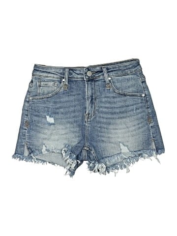 Risen Denim Shorts (view 1)