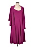 Creation Purple Casual Dress Size L - photo 1