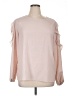 Ellen Tracy 100% Polyester Pink Long Sleeve Blouse Size XL - photo 1
