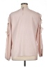 Ellen Tracy 100% Polyester Pink Long Sleeve Blouse Size XL - photo 2