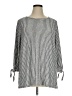 Max Studio Silver 3/4 Sleeve T-Shirt Size 1X - photo 1