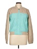 Members Only 100% Polyester Color Block Teal Track Jacket Size L - photo 1
