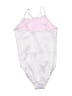 Justice Metallic Silver One Piece Swimsuit Size 12 - 14 - photo 2