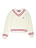 Sergent Major Hearts Ivory Pullover Sweater Size 11y - photo 1
