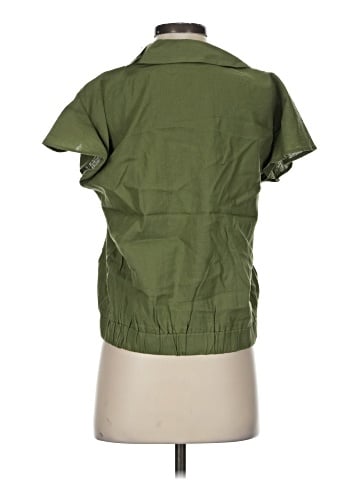 New York & Company Short Sleeve Blouse (view 2)