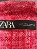 Zara Plaid Pink Coat Size M - photo 6