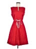 Assorted Brands Solid Red Casual Dress Size EU (IT) 44 / US 8 - photo 1