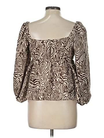Moon River 3/4 Sleeve Blouse (view 2)