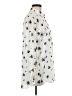 Zara Print Ivory Long Sleeve Blouse Size M - photo 4